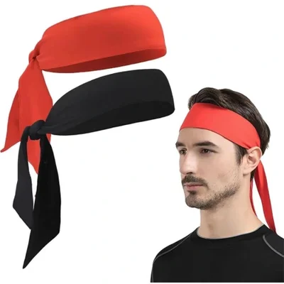 عصابات رأس أوروبية وأمريكية للرجال والنساء، وعصابات رأس قراصنة التنس، وحجاب للرأس لممارسة الرياضة واللياقة البدنية في الهواء الطلق، وحجاب للرأس يمتص العرق، وشعارات مخصصة مرنة