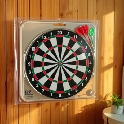 Outdoor dart disc set: 17-inch, 15-inch, 12-inch large double-sided needle dart disc shooting target dart needle