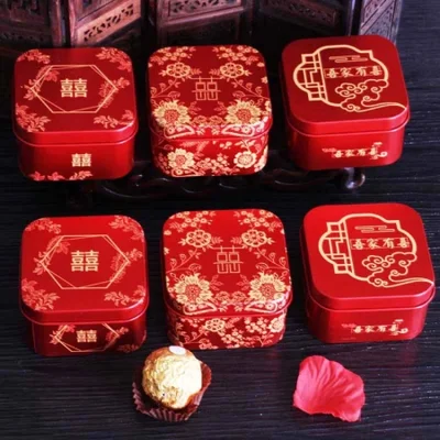 البيع بالجملة لصناديق حلوى الزفاف، وصناديق الحلوى على شكل قلب، وصناديق حلوى الزفاف الأسطوانية، وصناديق حلوى الزفاف، والهدايا المربعة