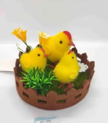 New Easter decorative egg foam egg wrap cloth egg Easter decorative egg pendant toy festival supplies