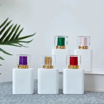 30ml screw-down perfume bottle acrylic perfume cap can be painted or printed