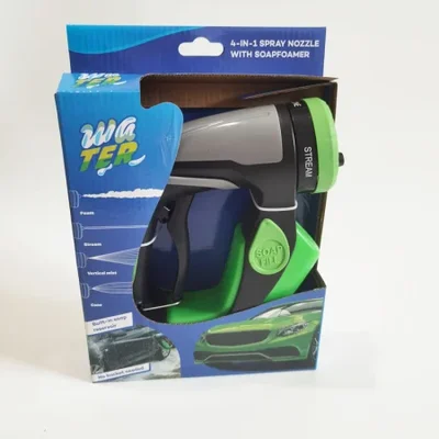مدفع مياه غسيل السيارات عالي الضغط متعدد الوظائف من أمازون الجديد عبر الحدود، مدفع مياه غسيل السيارات المنزلي، مسدس رش، وسقي تخضير الحديقة.