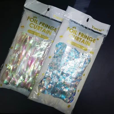 Candy dazzling golden light rain silk curtain, kindergarten, wedding celebration, outdoor activities, tassels, birthday party decoration, seven-color cross-border manufacturer, 2-meter rain silk curtain, birthday party background wall decoration and arrangement, rain silk door curtain, tassel latte art wholesale