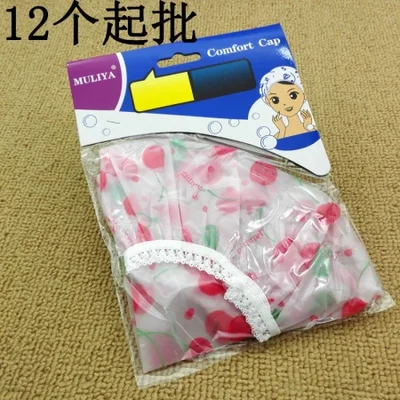 G1621 قبعة الدش من الدانتيل البلوري، قبعة الشعر الجاف، قبعة الدش، مستلزمات يومية مقاومة للماء، بضائع عامة 2 يوان بالجملة في ييوو