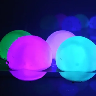 Amazon 2020 Luminous Balloon LED Flash Beach Ball Children's Water pvc Inflatable Remote Control Ball