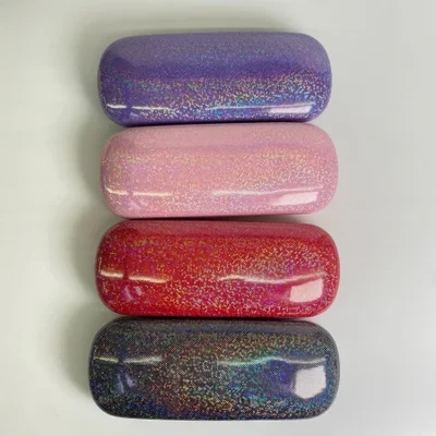 نظارات بصرية من الجلد اللامع اللؤلؤي، نظارات القراءة، حافظة نظارات قصر النظر