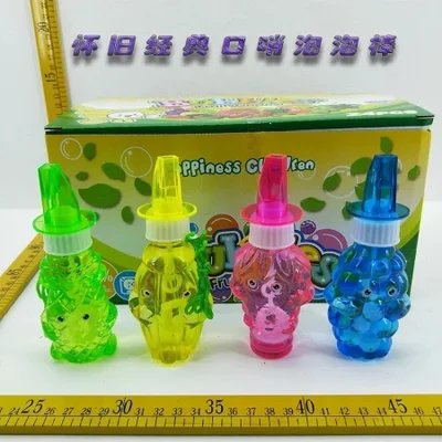 Factory wholesale animal whistle bubble water and fruit whistle bubble water