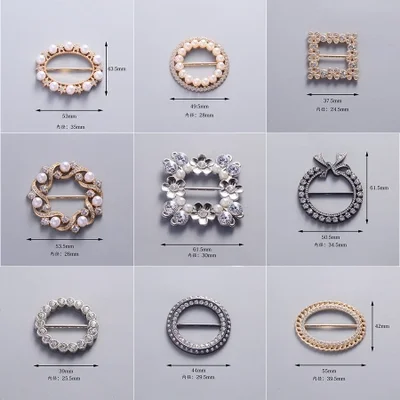 النسخة الكورية أداة سحرية للعقد بإبزيم معدني قابل للتعديل ومتعددة الاستخدامات، ووشاح لضبط الخصر وإبزيم وشاح حريري متوفر في المخزون، وإكسسوارات ملابس ثنائية الغرض