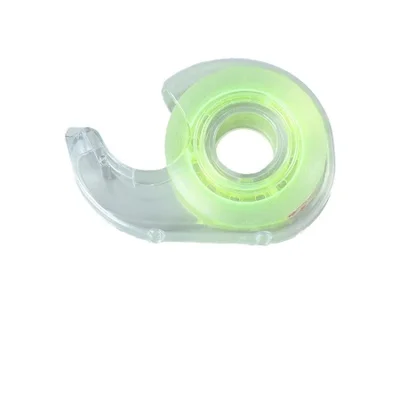 أدوات مكتبية صغيرة لقطع الشريط الشفاف، حامل شريط بلاستيكي شفاف حلزون بسيط