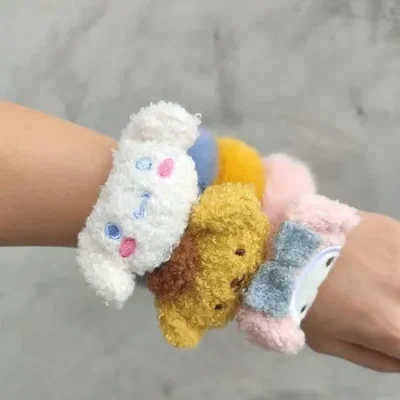 Winter Instagram candy hair band headband, girl's high ponytail, sweet and fluffy