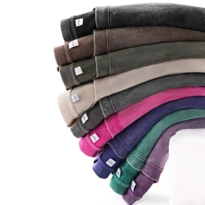 230g pure cotton large-sized off-the-shoulder T-shirt with logo printed solid color vest, summer round neck loose, suitable for cross-border men and women from Europe and America