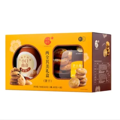 Free shipping for wholesale! ELDORADA OLD BARBECUE Cookies October 5th - The Best of Two Gift Box 728g