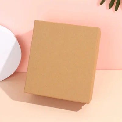 Factory wholesale kraft paper box birthday gift boxes, export top and bottom cover storage gift boxes, creative boxes in stock