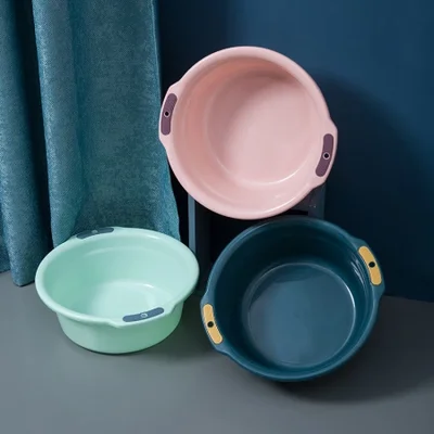 Thickened washbasins, daily necessities, household multi-functional laundry washbasins, large plastic washbasins, simple washbasins wholesale