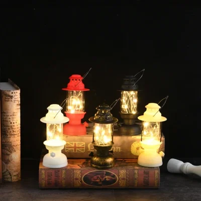 Wholesale of retro palace lanterns, LED electronic candles, hand-held lanterns, wind lanterns, horse lanterns, smokeless candles, creative lighting gifts