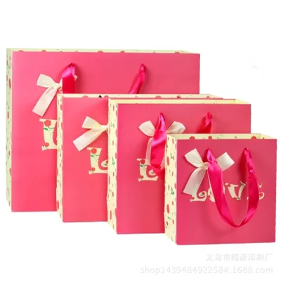 مبيعات المصنع مباشرة حقيبة يد هدية لمحبي الحب، حقيبة هدايا الزفاف، حقيبة ورق الزفاف الراقية، حجم كبير