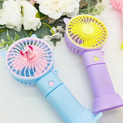 New cross-border handheld mini fan, silent, portable, mini USB charging, multi-functional desktop fan, small gift, cute for children and primary school students, three-speed adjustable, in stock wholesale, high-speed turbocharged cooling, noise-free, powerful model