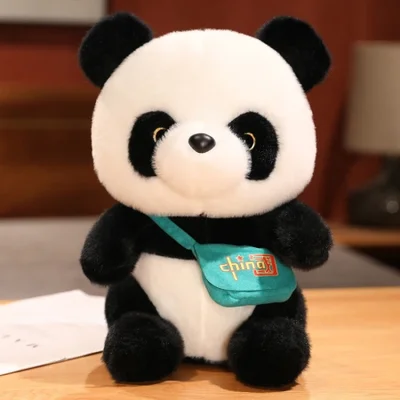 Cute and trendy panda plush toys, backpacks, panda dolls, zoo souvenirs, gifts wholesale, logo