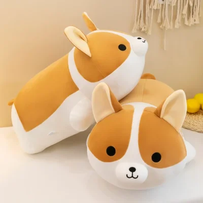 Koki fleece national trend toy doll dog, ugly and cute dog doll, short-legged cute dog, round and super cute cartoon doll