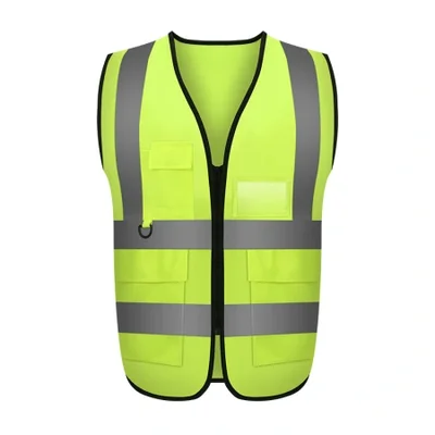 Reflective vests and vests with printed characters are made for garden, sanitation, traffic, construction site duty reflective vests and vests