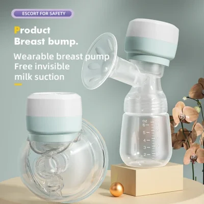 Hot-selling new electric breast pump 2-in-1, silent, hands-free, powerful, wearable BreastPump