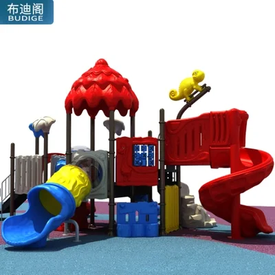 لعبة الشريحة Little Doctor في الهواء الطلق ، شريحة بلاستيكية مجمعة لرياض الأطفال ، الشركة المصنعة لمرافق التسلية واسعة النطاق في الهواء الطلق