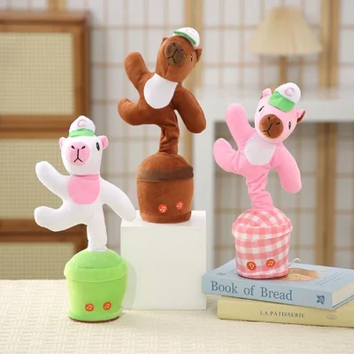 الألعاب القطيفة الناطقة الأكثر مبيعًا، ودمى كابيبارا اللطيفة الملتوية، والتماثيل القطيفة الإبداعية والشخصية والمضحكة