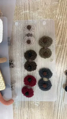 إكسسوارات Quanxin، ملابس من القماش DIY، قبعات، جوارب، تصميم إكسسوارات، زخارف مصنوعة يدويًا، زخارف يابانية وكورية لطيفة، معلقات كرتونية على شكل قلب، ملابس Quanxin DIY، ألعاب، قماش قطني، شاش