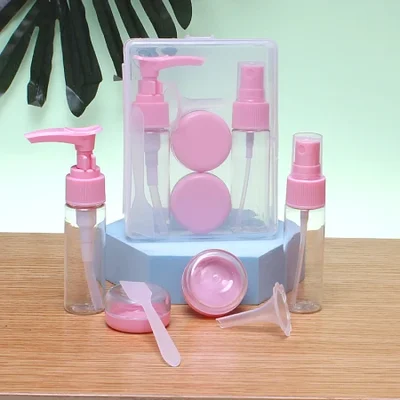 6-piece boxed travel empty bottle set, cosmetic and skin care sample sub-packaged bottles, portable travel set, spray bottle