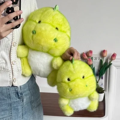 دمية Duoai الأصلية من القطيفة على شكل فات دراجون ريل دوج، دمية شفاء كرتونية لطيفة، دمية آلة مخلب هدية عيد ميلاد