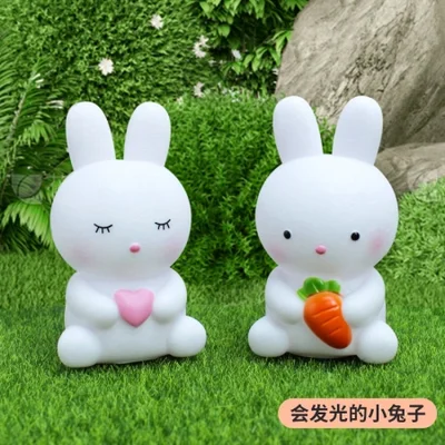 Valentine's Day gift - wholesale rabbit night lights, cute sleeping bedroom lights, colorful creative gifts, street stalls, toy night lights, vinyl night lights