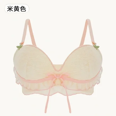 مجموعة ملابس داخلية فرنسية مثيرة للصيف، رفيعة وقابلة للتنفس، دعم علوي من الدانتيل 1، حمالة صدر على مستوى المظهر الشعبي 1213123123