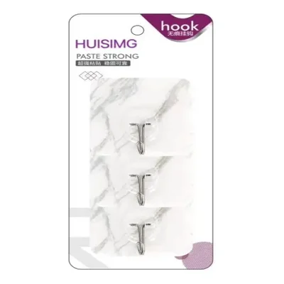 Factory wholesale transparent, seamless, non-drilling waterproof wall stickers, bathroom strong adhesive hooks, kitchen wall adhesive hooks