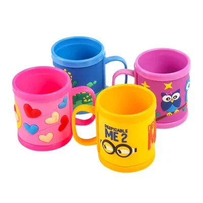 Beach series mugs, pvc software accessories, fridge magnet accessories, 450ml