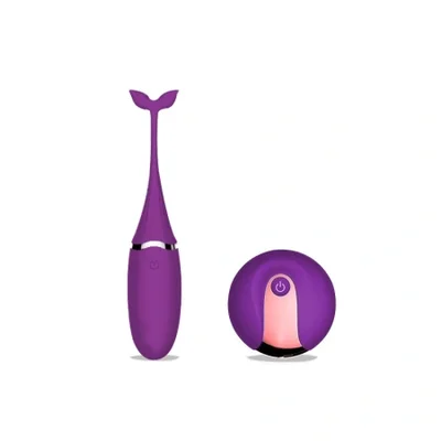 USB wireless remote control whale egg jumping vibration self-defense device, fish tail egg jumping adult products manufacturer wholesale