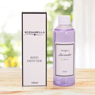 سائل تجديد الزيوت العطرية العلاجية الخالية من اللهب، زجاجة كبيرة، مزيل الروائح الكريهة في مرحاض الفندق، زهور داخلية طازجة، 100 مل