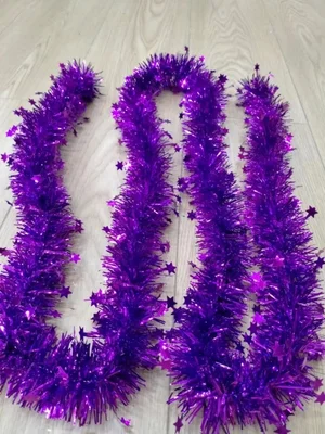 Christmas decorative colored striped and wool striped handicrafts, festival supplies