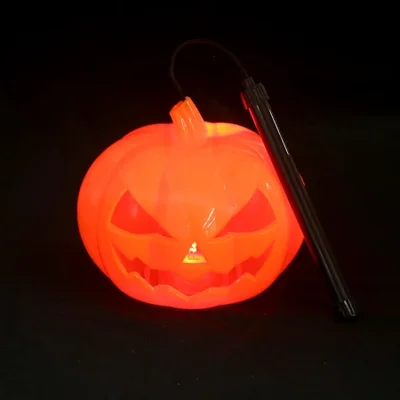 البيع بالجملة لفوانيس اليقطين اليدوية الجديدة ذات الفأرة المدببة للهالوين، وفوانيس اليقطين المضيئة للأطفال مع مؤثرات صوتية، ودعائم تزيين الأحداث