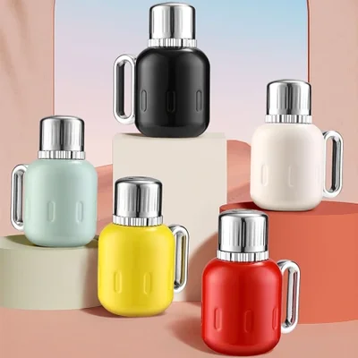 New 316 large-capacity thermos flask, high-efficiency thermos cup, thermos flask, for home use, outdoor use and office use, stewing teapot and brewing teapot