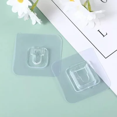 Waterproof mother-and-child lock door rear hook, strong adhesive, no need for drilling, wall-mounted load-bearing, seamless adhesion, snap-on wall hook