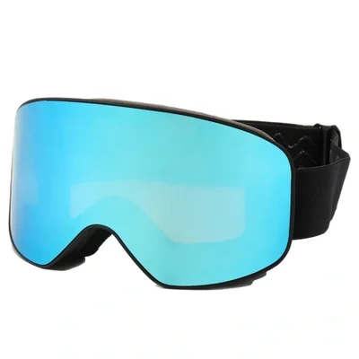 New cross-border card myopia skiing goggles, outdoor windproof and sandproof sports glasses, double-layer anti-fog adult skiing goggles