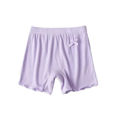 سراويل داخلية قطنية نقية رفيعة للفتيات، شورتات أساسية للأطفال مضادة للوهج، سراويل داخلية بنمط جديد