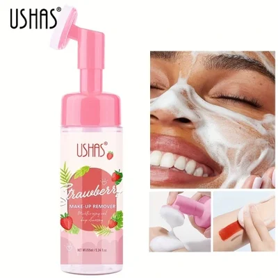 USHAS cross-border in-stock best-selling facial cleansing and makeup remover bubble Liquid, facial Cleanser, Cleansing mousse, Facial Makeup Remover Soft lotion
