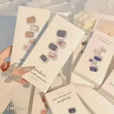 نصائح أظافر يمكن ارتداؤها من Maxfine للبيع بالجملة، ملحقات Wenjingling، منتجات نهائية ذات رغبة نقية، أظافر يمكن ارتداؤها يدويًا
