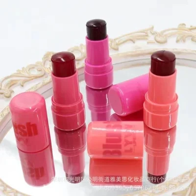 قلم أحمر الخدود الهلامي الملون الأكثر مبيعًا عبر الحدود LYVV6 هو Q ونطاط، محدد بشكل طبيعي، أحمر شفاه متغير اللون ومشرق، مناسب لكل من الخدين والشفاه.