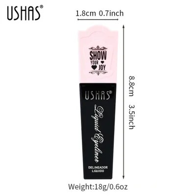 USHAS cross-border in-stock best-selling makeup eyeliner pen, waterproof, quick-drying, non-staining eyeliner liquid, long-lasting makeup without smudging women