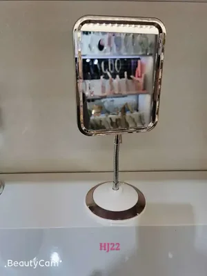 diy装饰工艺品摆件高清化妆镜子台式简易梳妆镜子台式形公主镜 折叠便携卫生间镜子