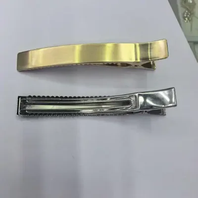 12 cm duck clip material, iron electroplated white, K gold two colors, 2025 new style, European and American bestseller, factory direct sales 10020