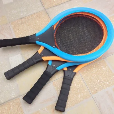 مضارب كرة الريشة البلاستيكية الرياضية للأطفال عبر الحدود، مضارب تنس قماشية رياضية خارجية لرياض الأطفال، ألعاب الكرة، خفيفة