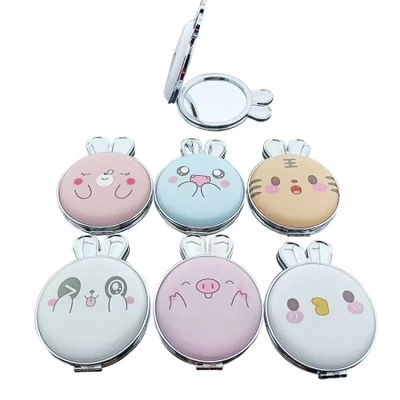 مرآة مكياج محمولة قابلة للطي